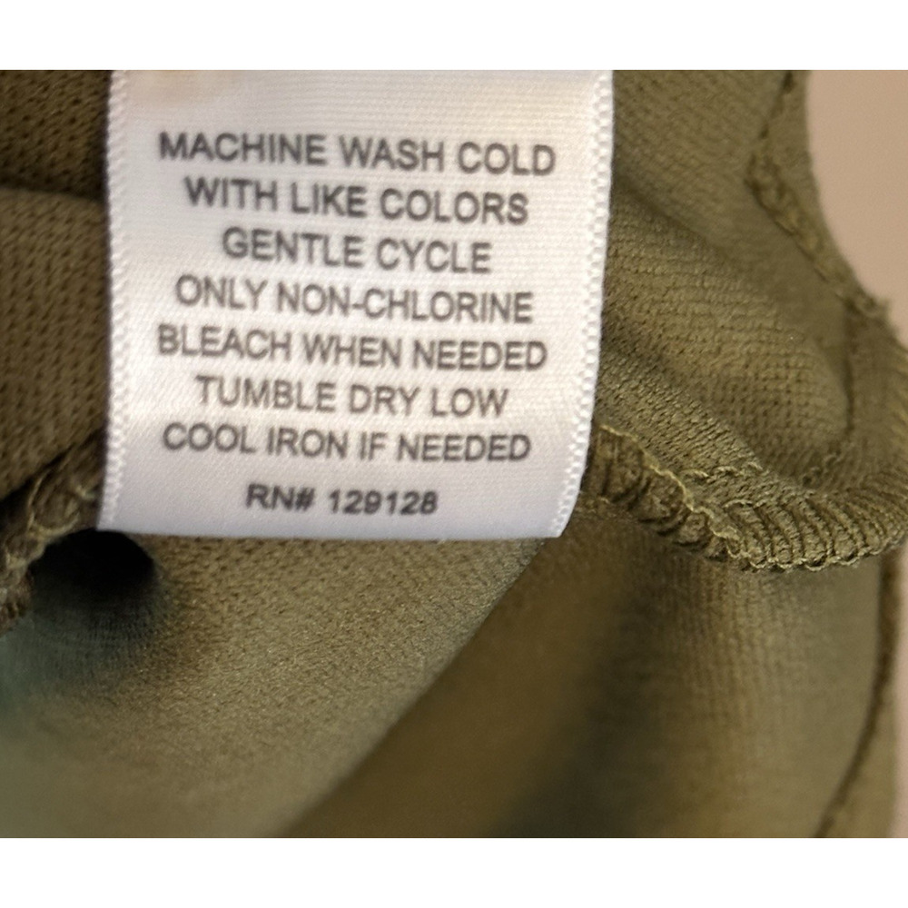 Ryan Michelle Womens Midi Dress Size1X Green Sleeveless Button Preppy NWT Ties - Picture 9 of 9